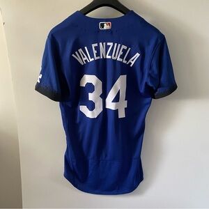 Nike Authentic Los Dodgers Fernando Valenzuela Jersey